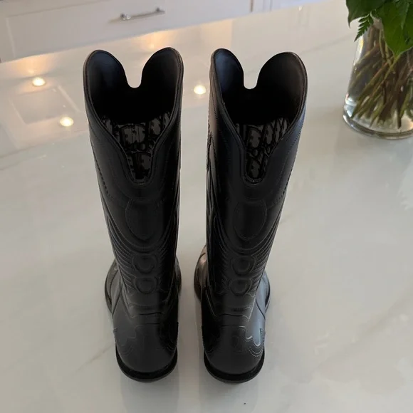 Dior Black Heeled Boots - Picture 5 of 9